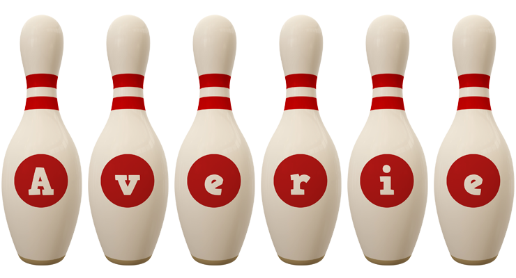 Averie bowling-pin logo
