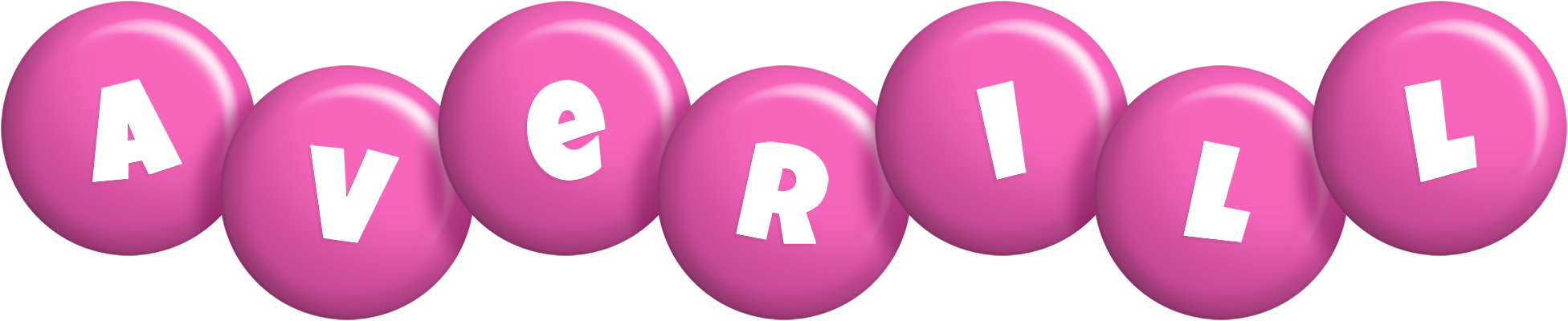 Averill candy-pink logo