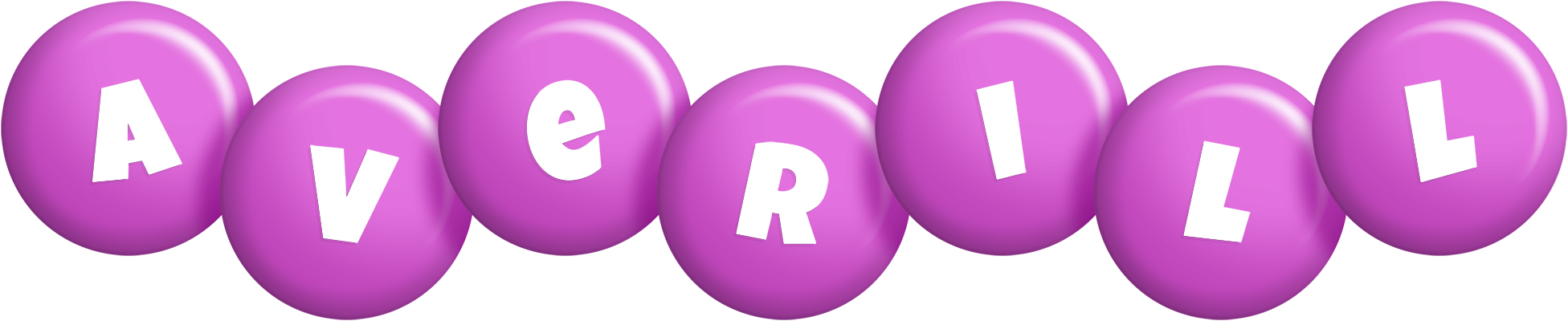 Averill candy-purple logo