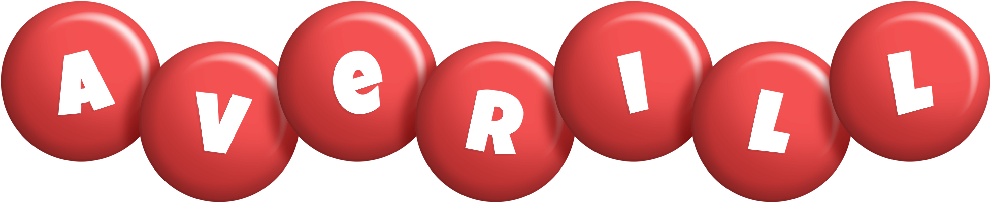 Averill candy-red logo