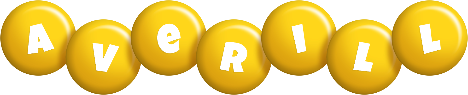 Averill candy-yellow logo