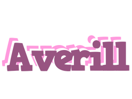 Averill relaxing logo