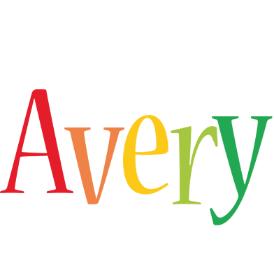 Avery birthday logo