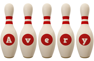 Avery bowling-pin logo