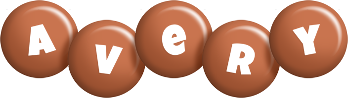 Avery candy-brown logo