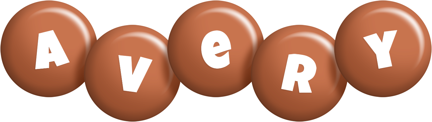 Avery candy-brown logo