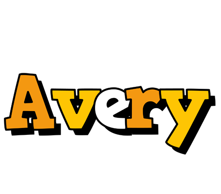 Avery cartoon logo