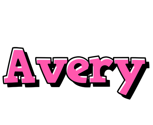 Avery girlish logo