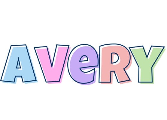 Avery pastel logo