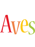 Aves birthday logo