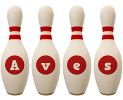 Aves bowling-pin logo