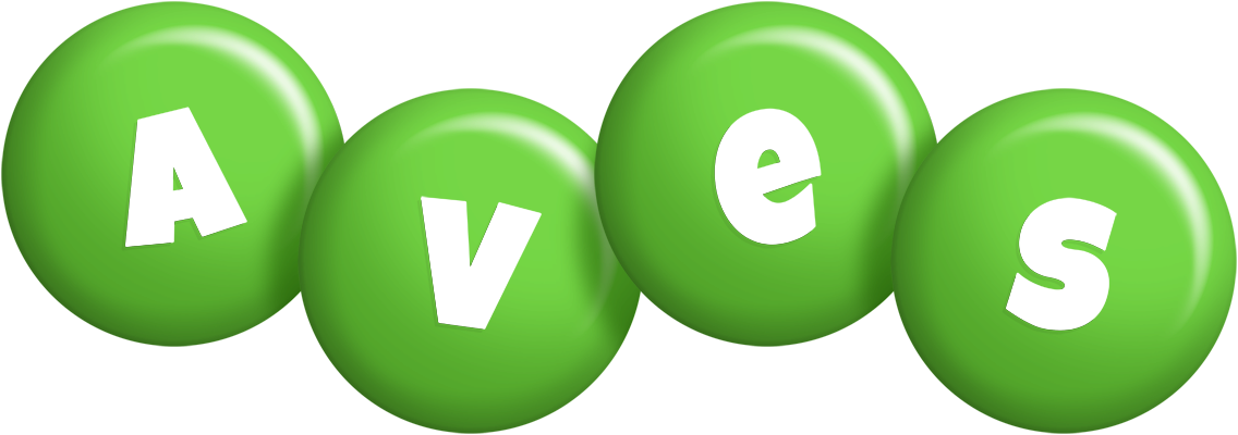 Aves candy-green logo