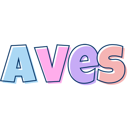 Aves pastel logo