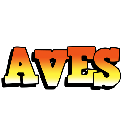 Aves sunset logo