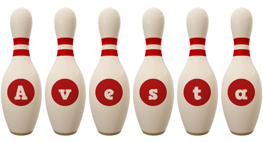 Avesta bowling-pin logo