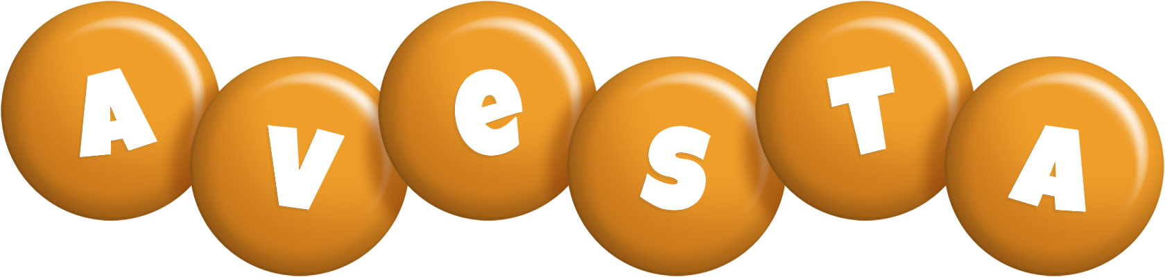 Avesta candy-orange logo