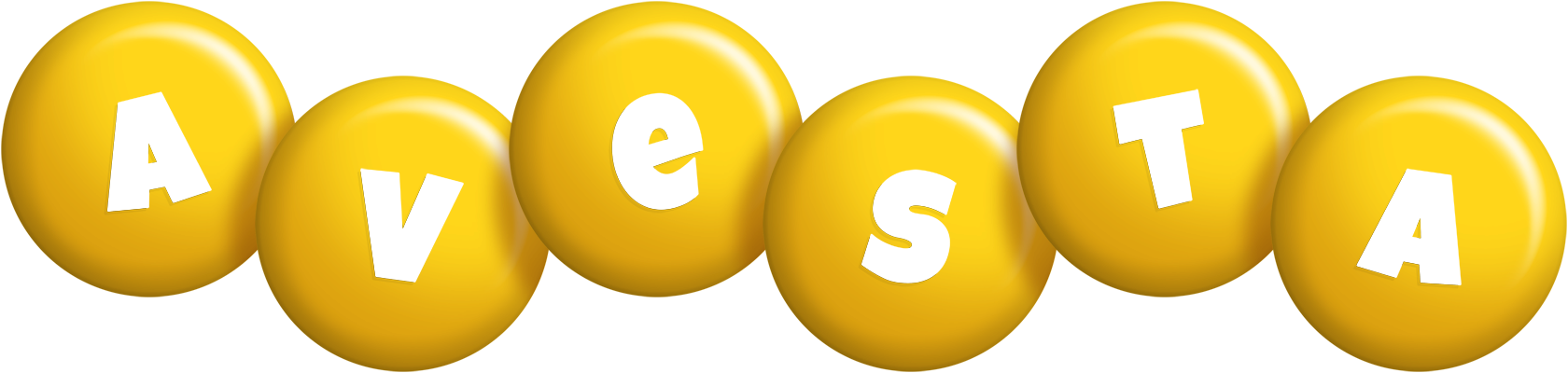 Avesta candy-yellow logo