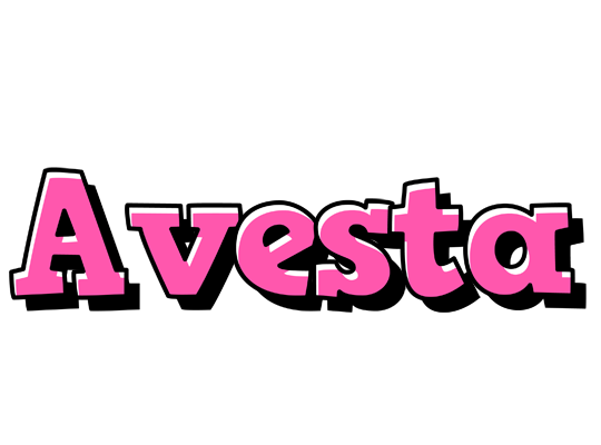 Avesta girlish logo