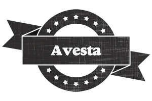 Avesta grunge logo