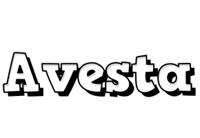 Avesta snowing logo