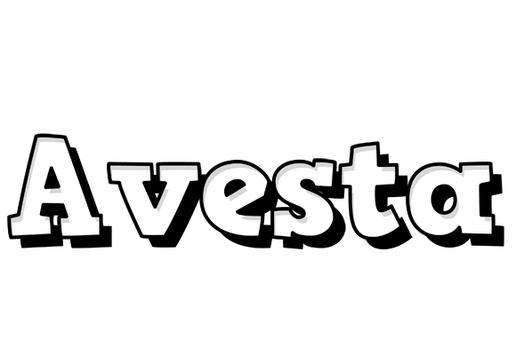 Avesta snowing logo