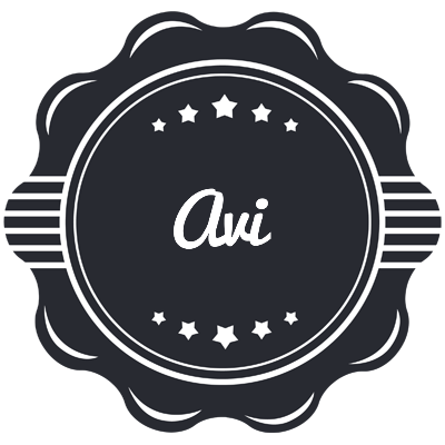 Avi badge logo