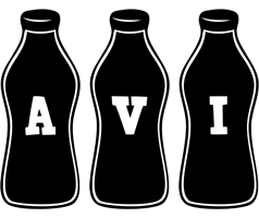 Avi bottle logo