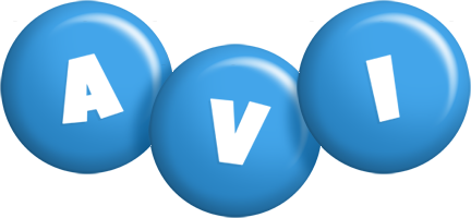 Avi candy-blue logo