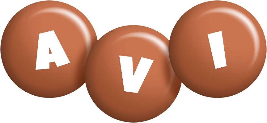 Avi candy-brown logo