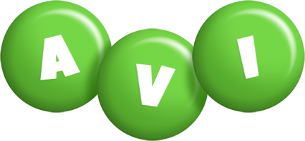 Avi candy-green logo