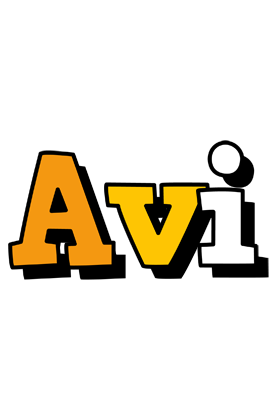 Avi cartoon logo