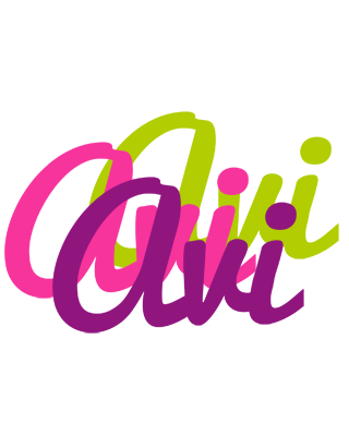 Avi flowers logo