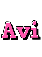 Avi girlish logo