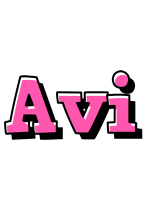 Avi girlish logo