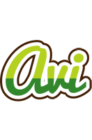 Avi golfing logo