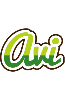 Avi golfing logo