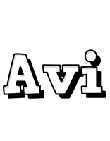 Avi snowing logo