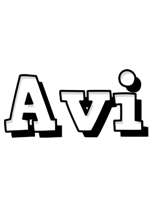 Avi snowing logo