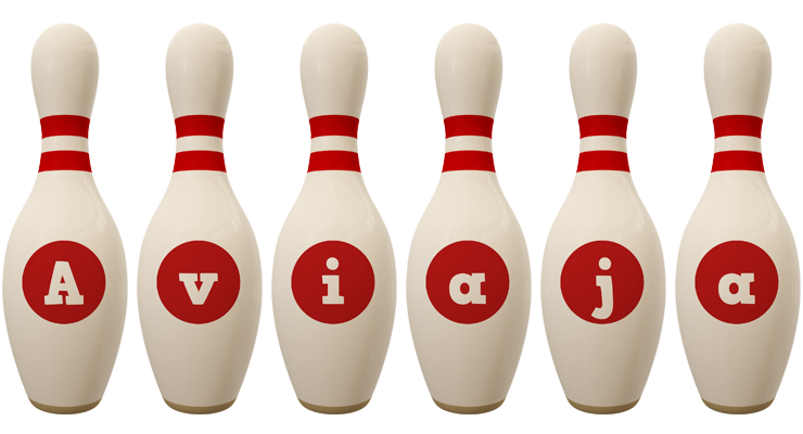 Aviaja bowling-pin logo
