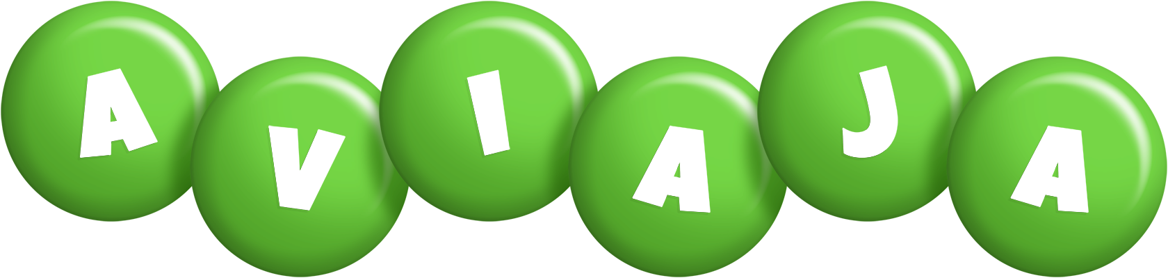 Aviaja candy-green logo