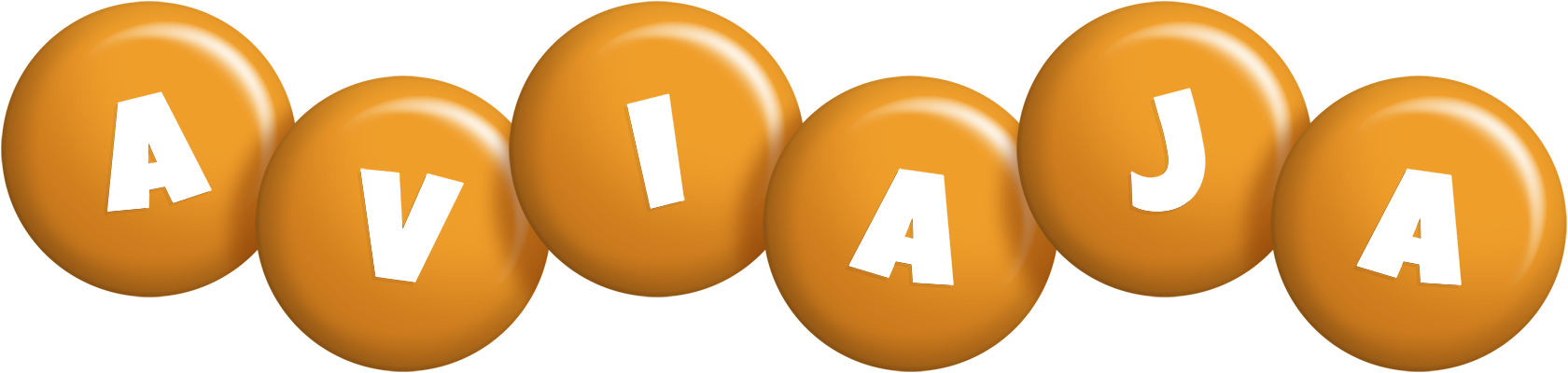 Aviaja candy-orange logo