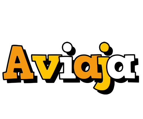 Aviaja cartoon logo