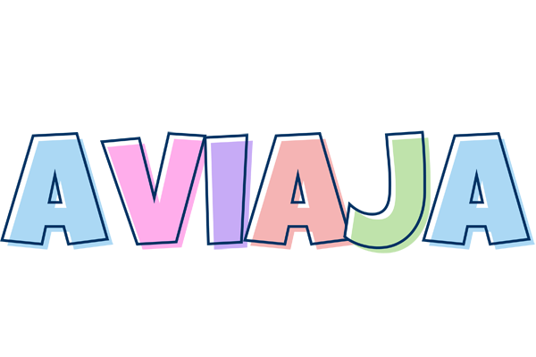 Aviaja pastel logo