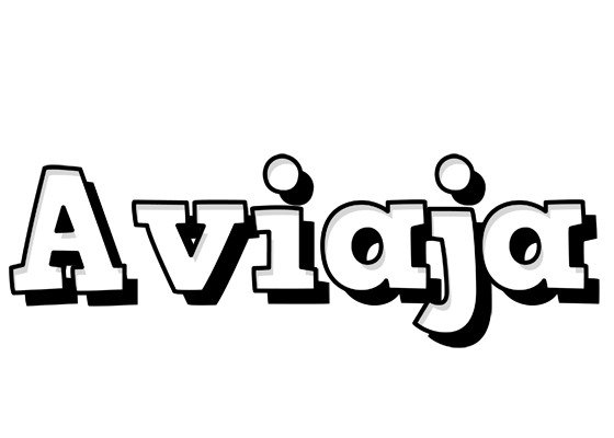 Aviaja snowing logo