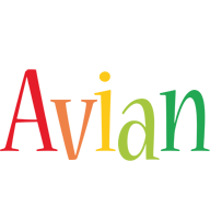 Avian birthday logo