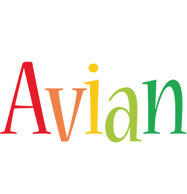 Avian birthday logo