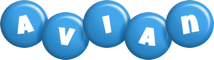 Avian candy-blue logo
