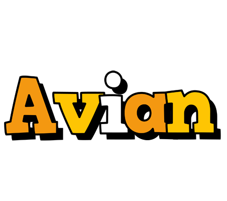 Avian cartoon logo