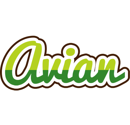 Avian golfing logo