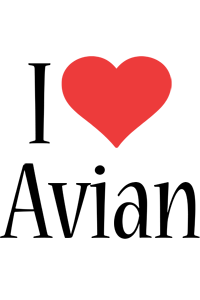 Avian i-love logo